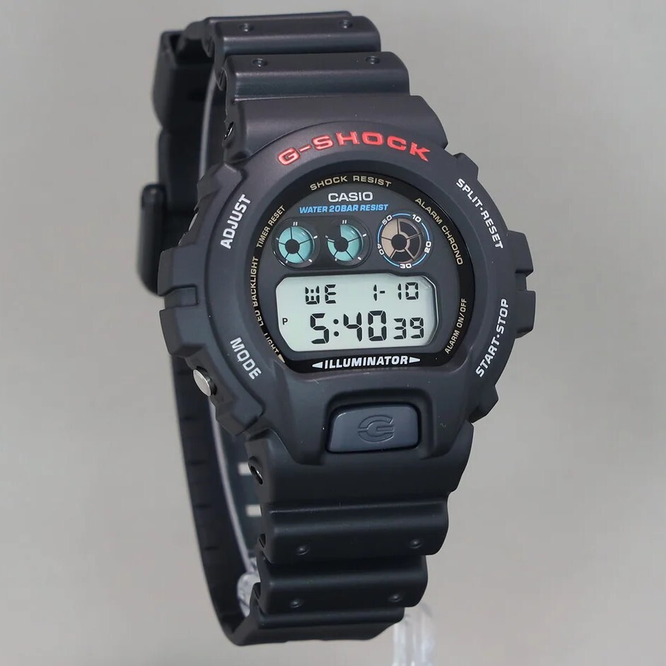【CASIO 卡西歐】 G-SHOCK 自動日曆 倒計時 LED光 耐衝擊 防水 釋放潛能 時尚單色 電子錶 手錶 DW-6900U-1D