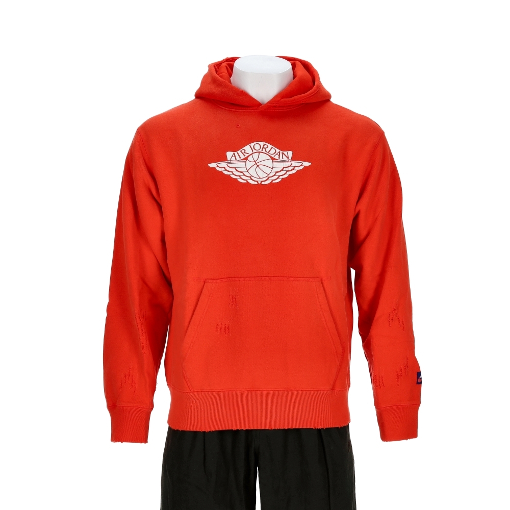 Nike J Air Jdn Rair Flc Po Hd 男款 橘色 喬丹 印花 連帽 長袖 IB3004-673