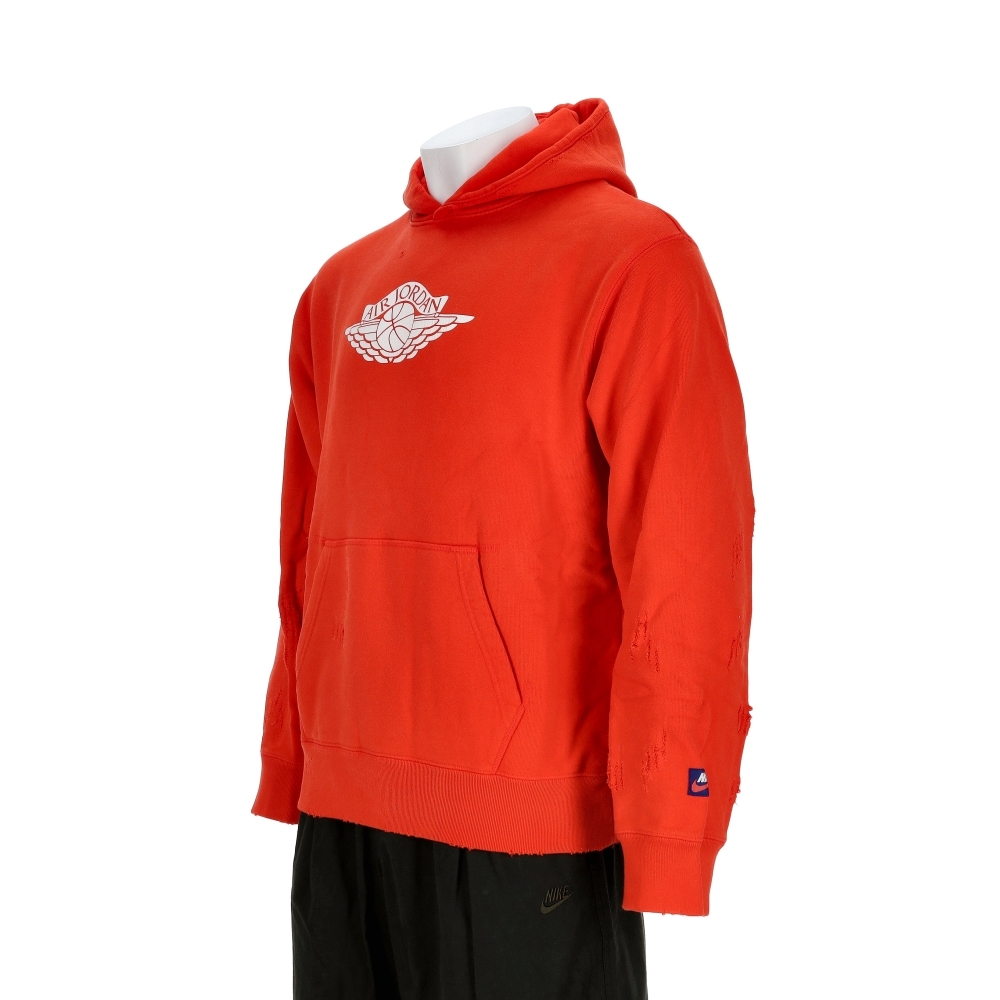 Nike J Air Jdn Rair Flc Po Hd 男款 橘色 喬丹 印花 連帽 長袖 IB3004-673