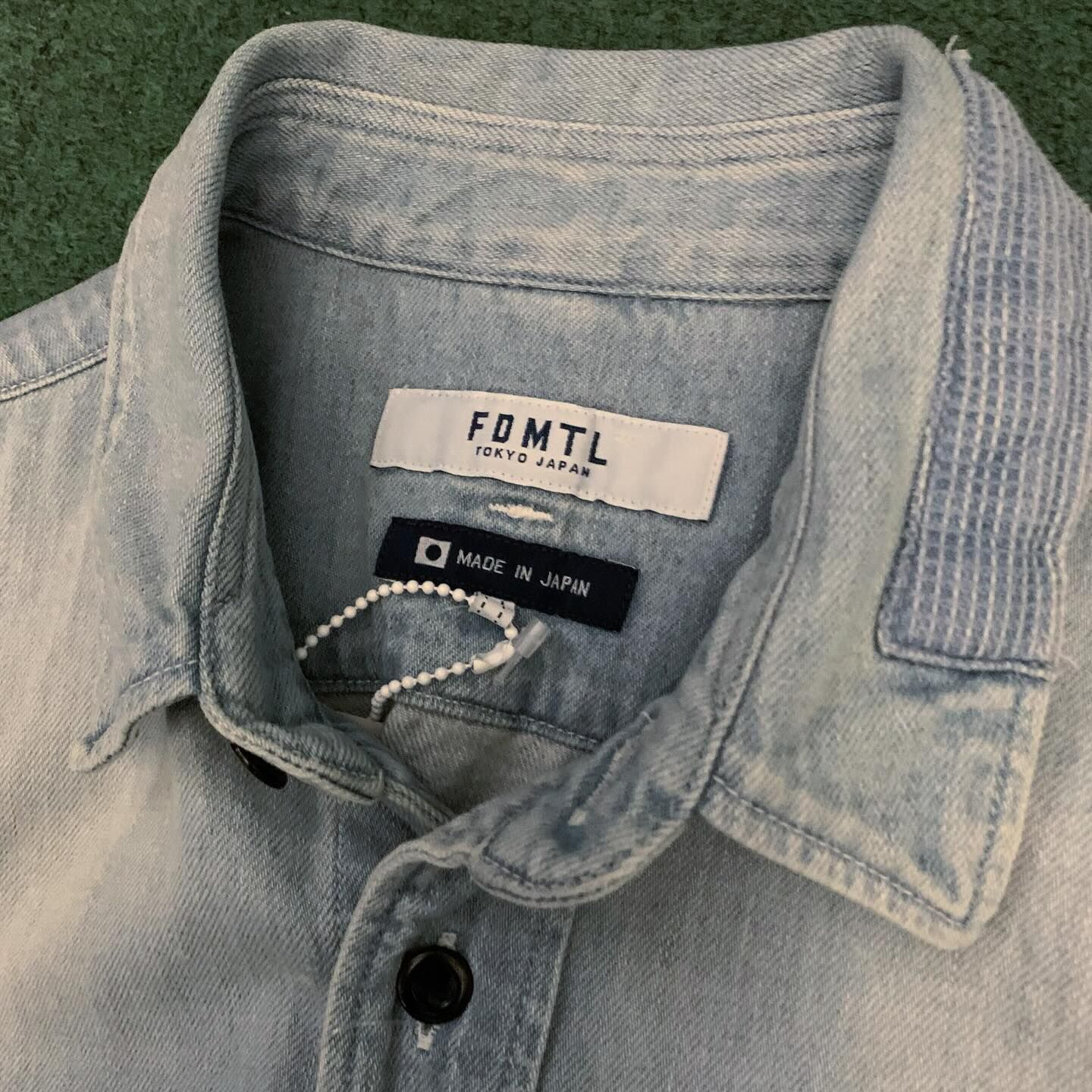 LAST PCS: FDMTL JAPAN DENIM SHIRT 3 YEARS WASH - SIZE 3 IN STOCK NOW (現貨發售中)