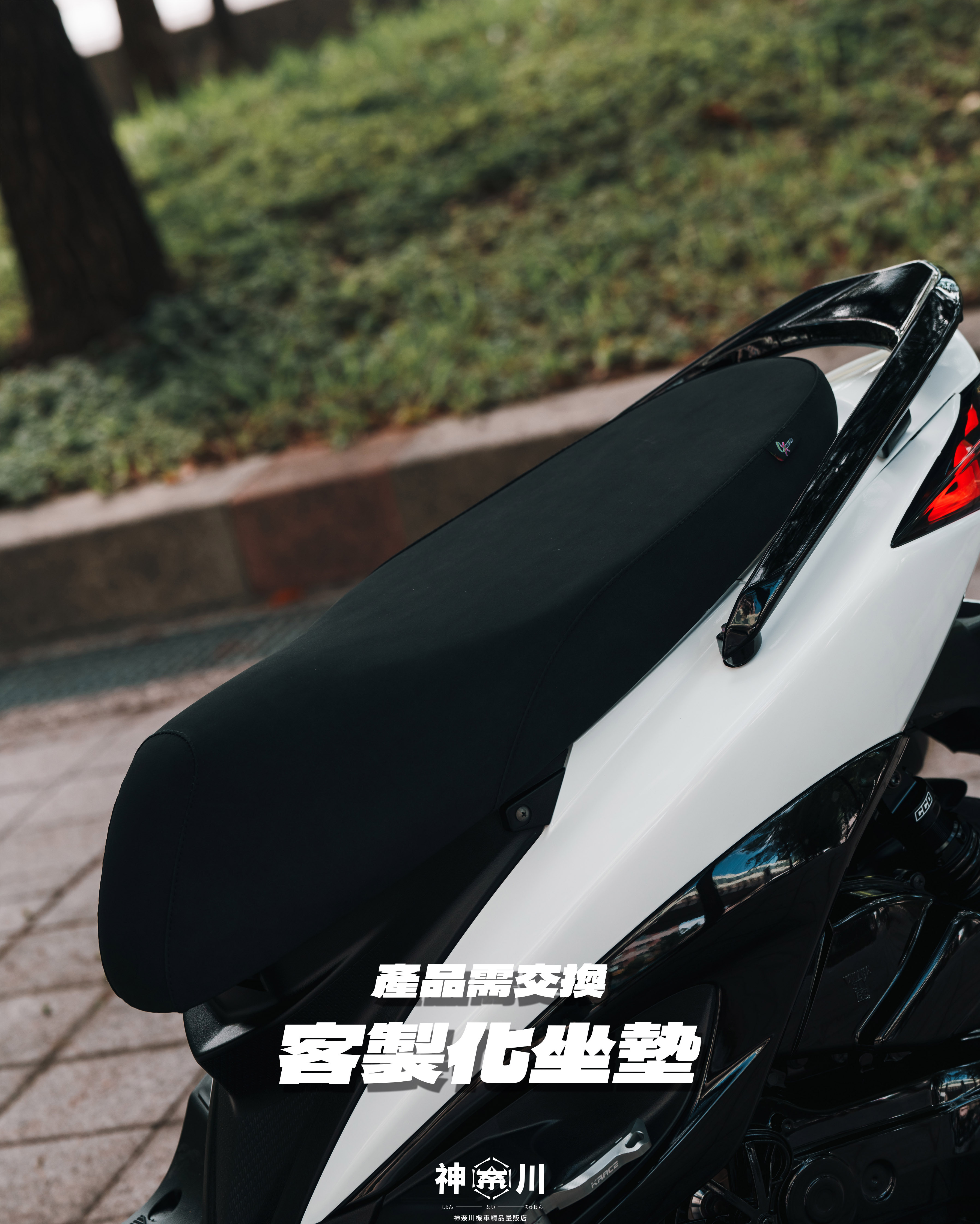 【客製化坐墊-擎翔咬標】