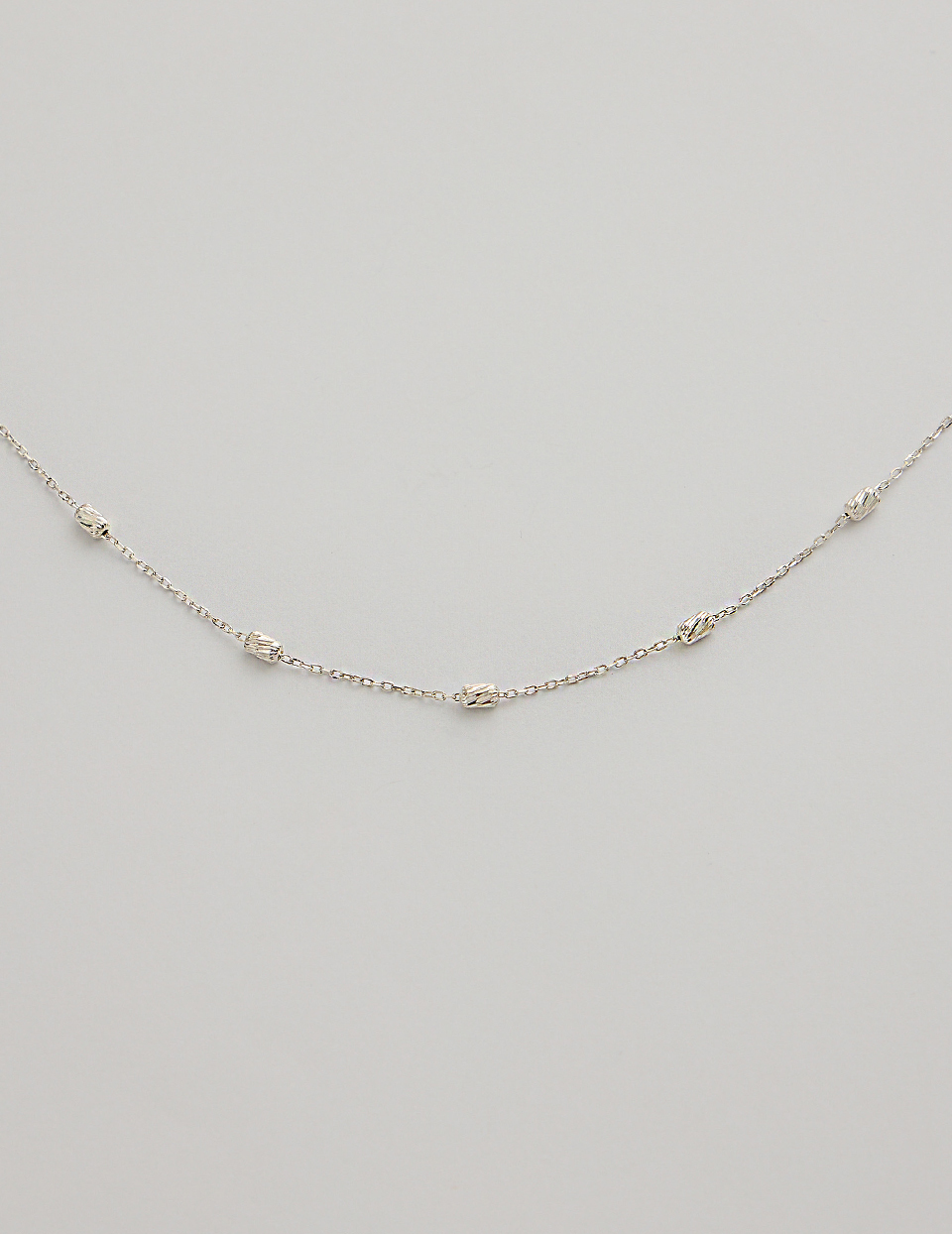 【925純銀】迷你吉拿鎖骨鍊