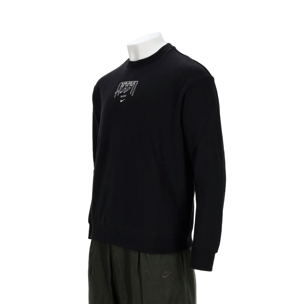 Nike Gfx Fleece Ft Gcel 男款 黑色 圓領 印花 大學T 長袖 IO2731-010