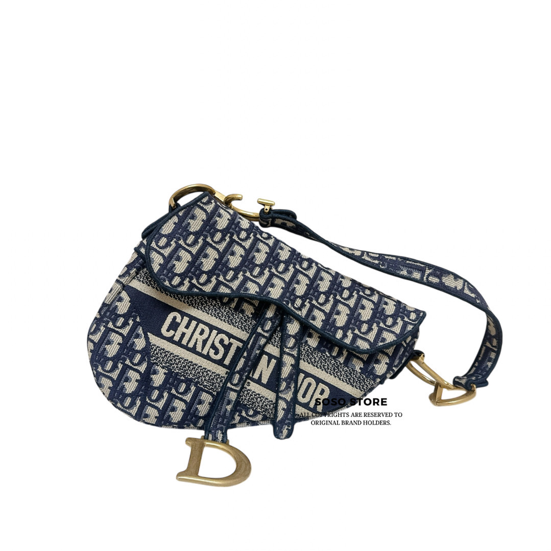 Dior Saddle Bag - Navy
