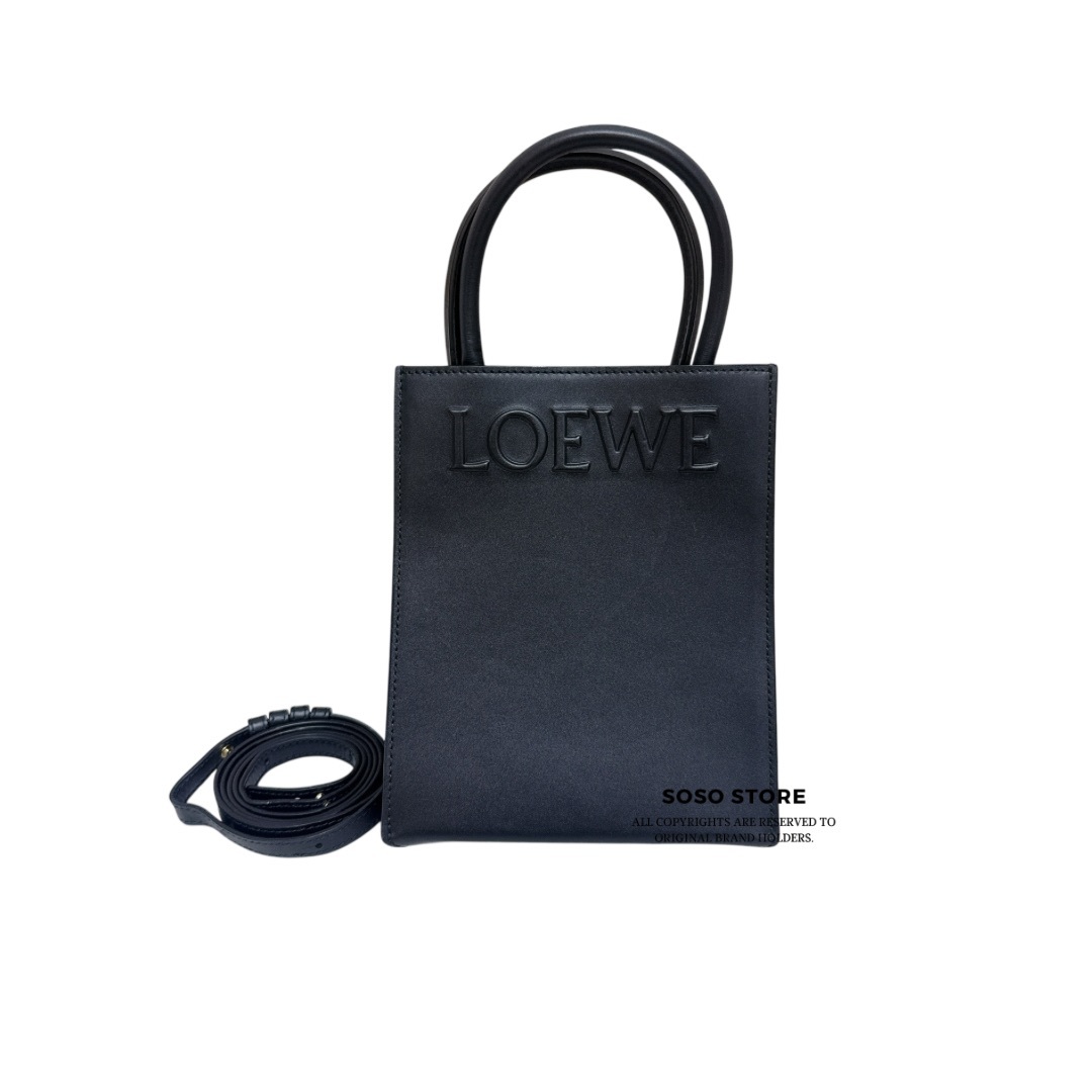 Loewe Mini Tote Bag - Black / Ghw