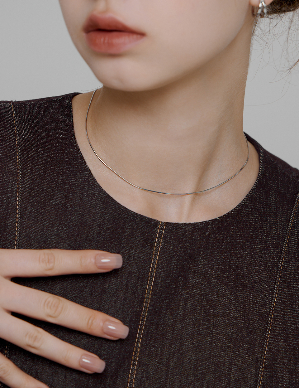 【925純銀】經典日常蛇骨鍊項鍊