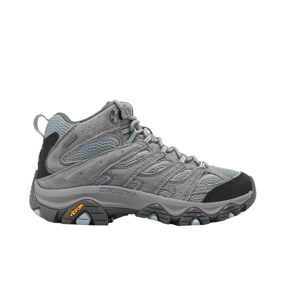 【MERRELL】Moab 3 Mid  GTX®  女鞋 防水登山越野中筒鞋 淺灰 / ML036312