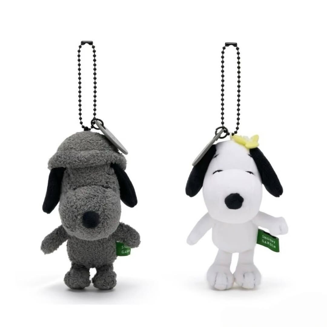 〔🐶下單即免運🐶〕韓國 正版授權 Snoopy Garden 韓國濟州島限定 史努比 灰色 白色 兩隻一組