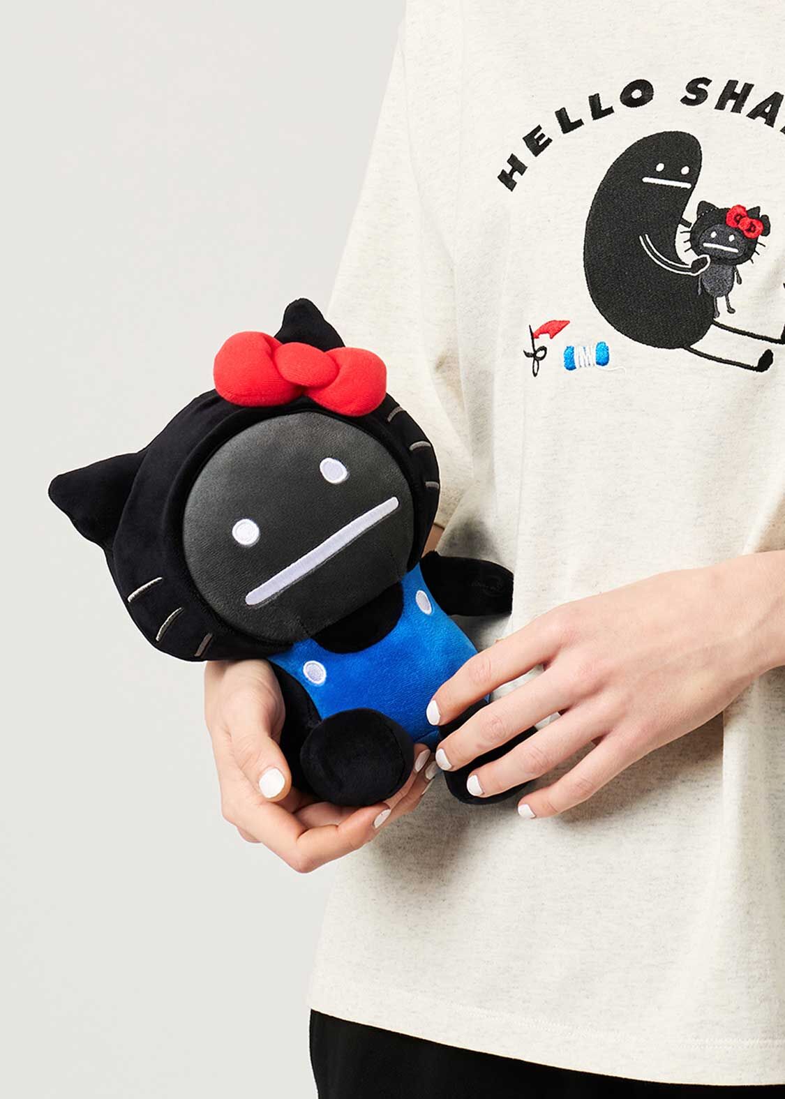 🇯🇵 HELLO KITTY X graniph "HELLO SHADOW" 三麗鷗 凱蒂貓 KITTY貓 聯名 坐姿玩偶 娃娃 / 預購