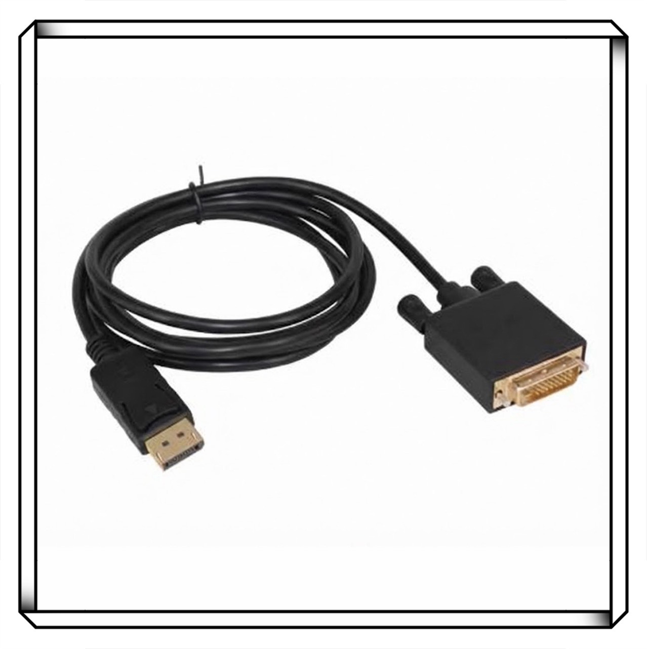 大DP 轉 DVI（24+1）公對公 高清轉接線