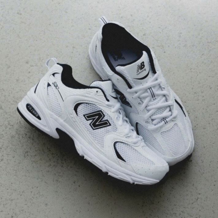 補貨❗NEW BALANCE NB 530 中性 白黑 經典款 復古 慢跑鞋 情侶 男女 MR530EWB