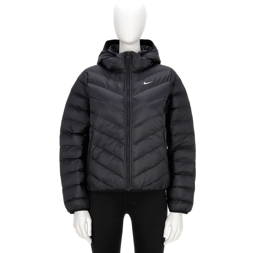 Nike Dwnfl Nk Ed Wndpfr 女款 黑色 防潑水 寬鬆 羽絨 保暖 連帽 外套 HV5106-010