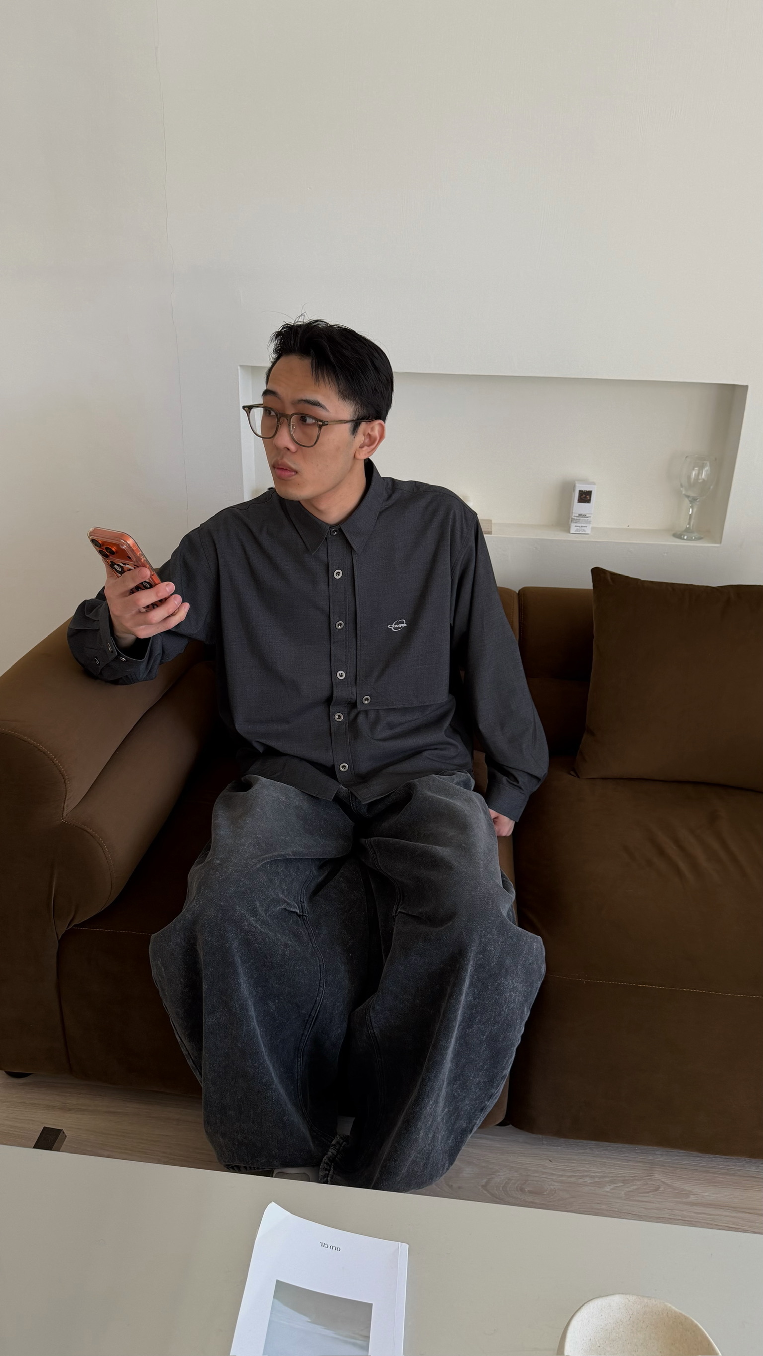 CMF解構造型寬短襯衫