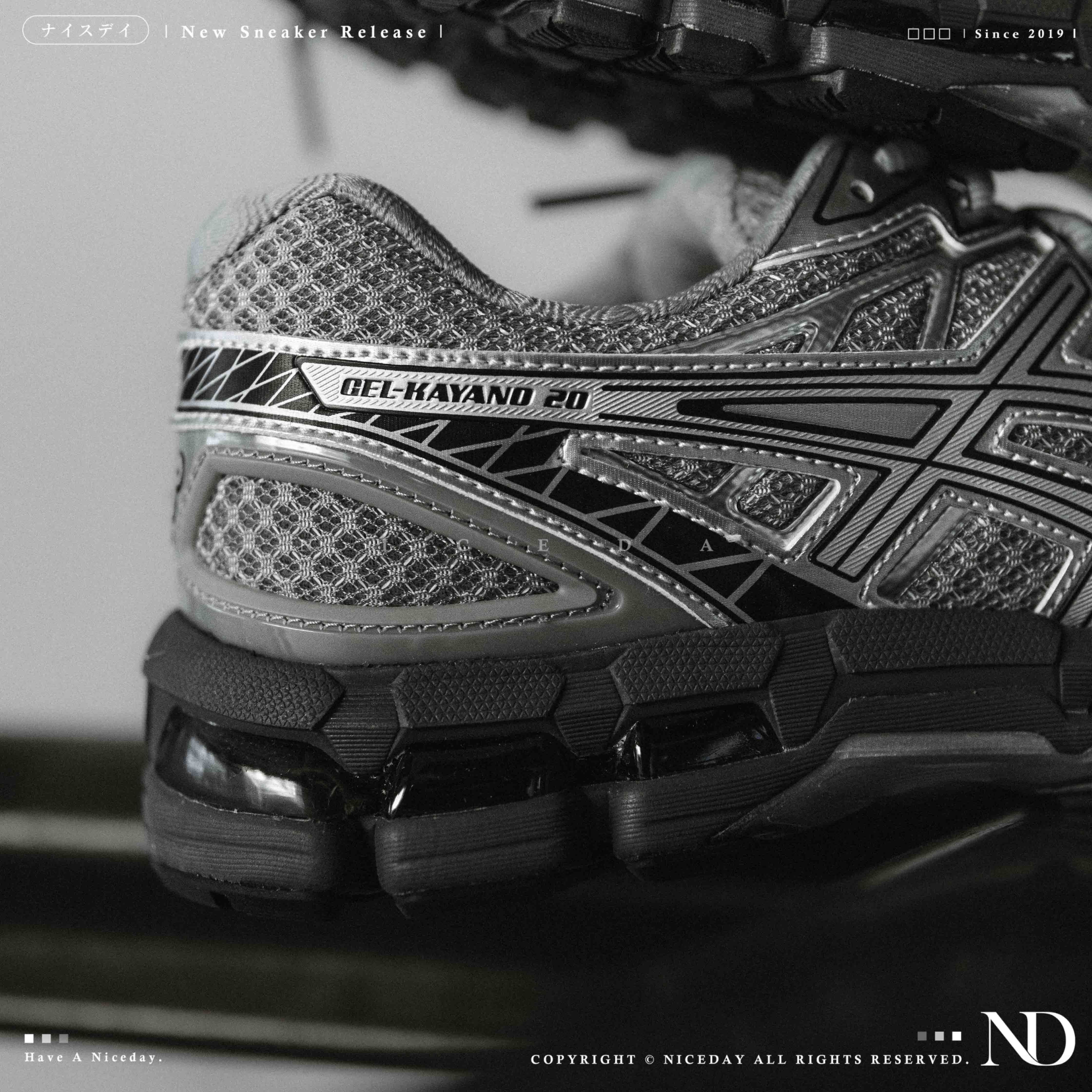 NICEDAY 代購 Asics Gel-Kayano 20 Silver 銀 銀灰 灰 復古 慢跑 機能 男女鞋 1203A388-020