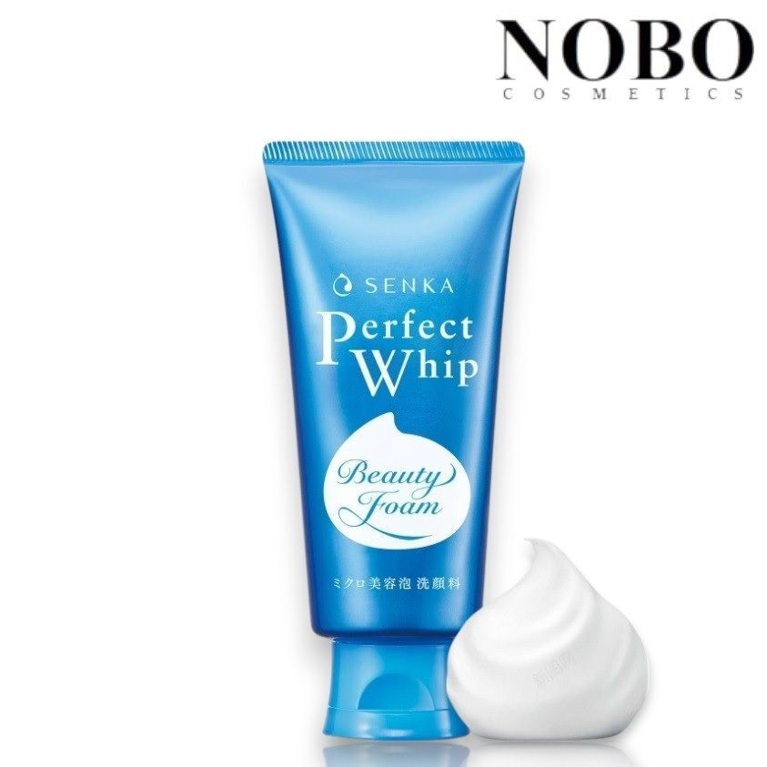 資生堂 - SENKA - 專科洗顏 - 濃密蠶絲蛋白泡泡 #藍色 120g [不設封口] (平行進口)