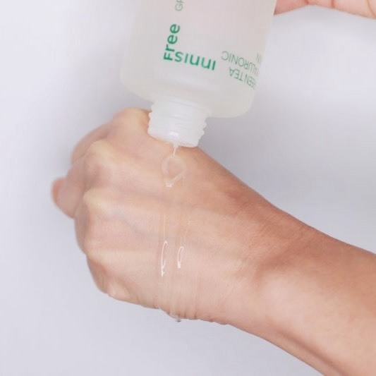 Innisfree 綠茶玻尿酸保濕調理液-170ml 櫻花透亮水凝霜-50ml