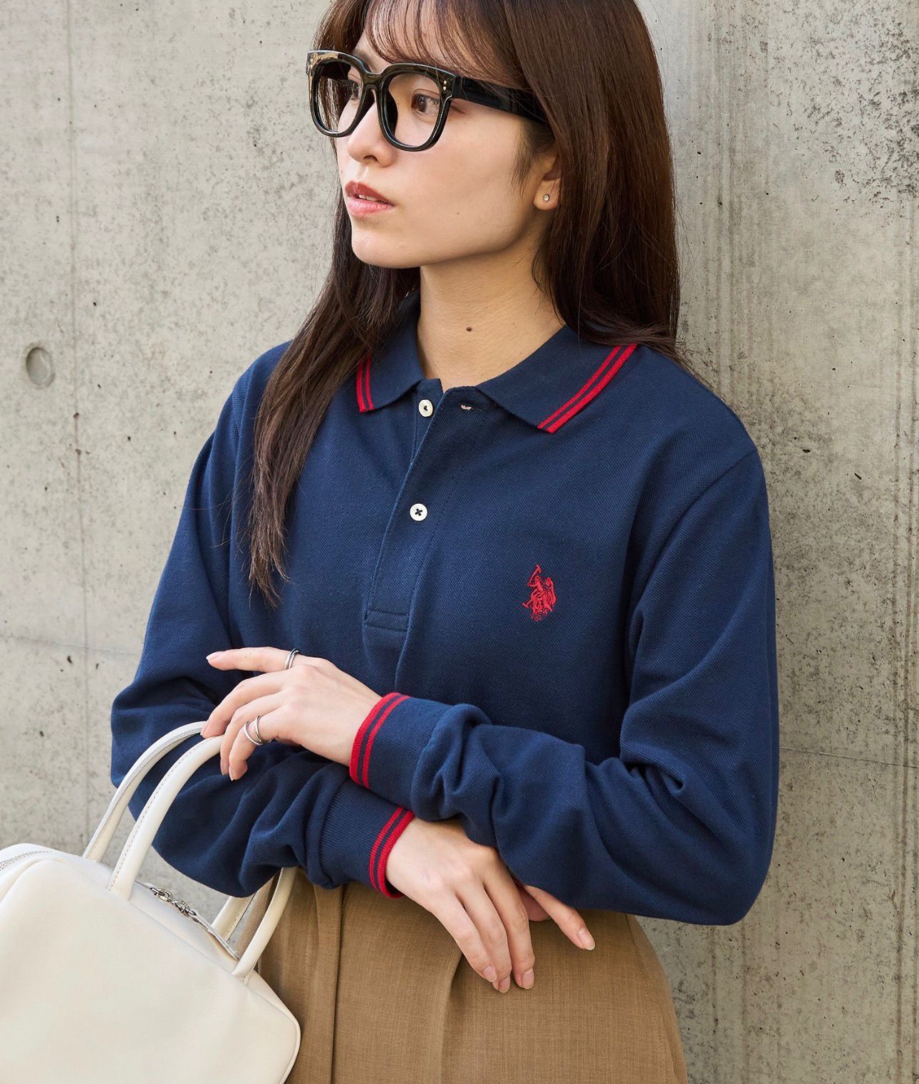 【預購】JN011407 U.S. POLO ASSN. Twin Tipped POLO 長袖上衣