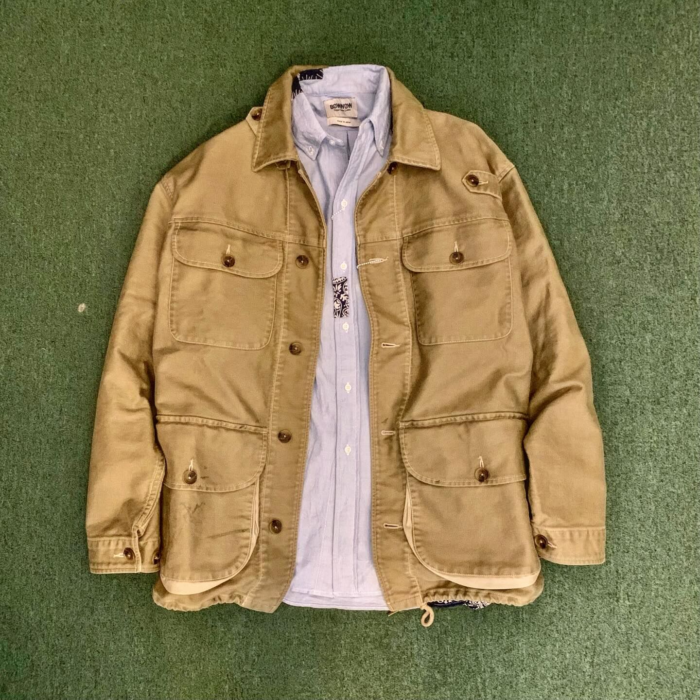 ON SALE: BOWWOW WARDEN JACKET - KHAKI AGING SIZE L IN STOCK NOW (現貨發售中)