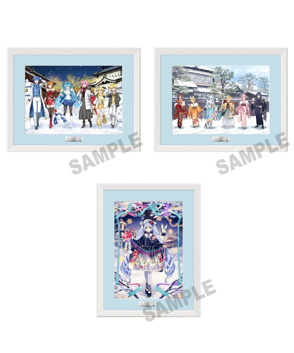 預購-「雪未來×弘函」 高精細印刷畫 系列【日本進口精品】