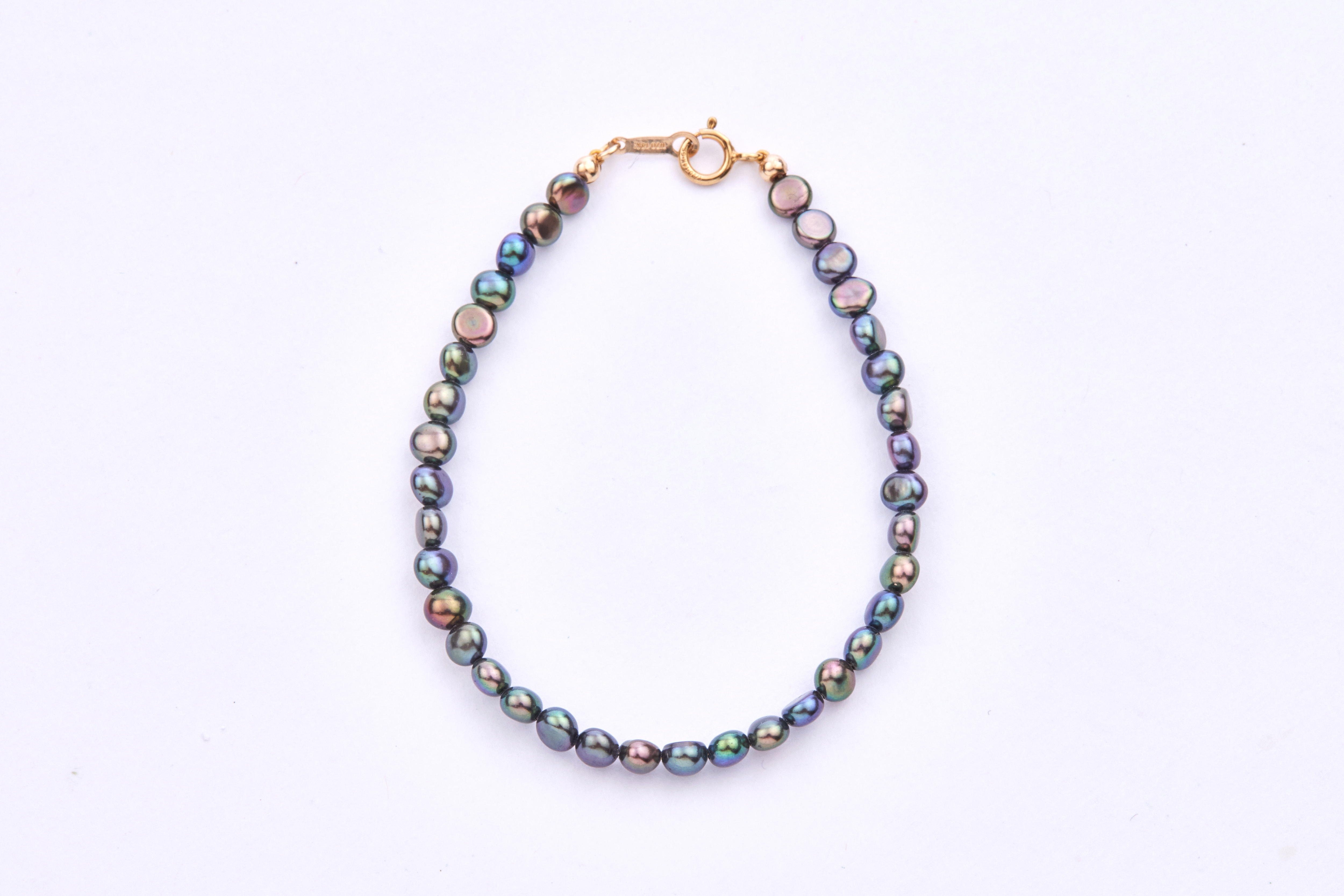 B673 | 14kgf淡水黑珍珠手鍊