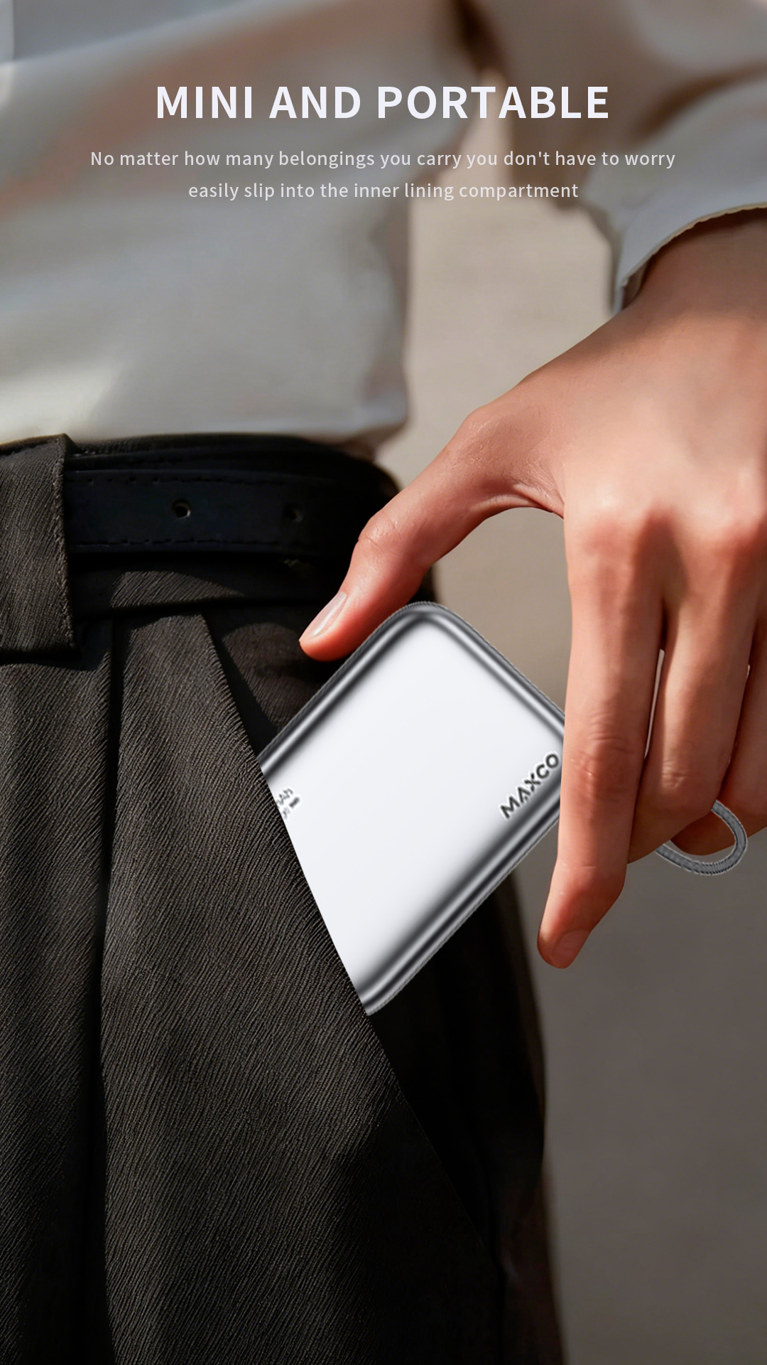 [CCC認證產品] Maxco CUBE 20000mAh PD22.5w 流動電源 MP52