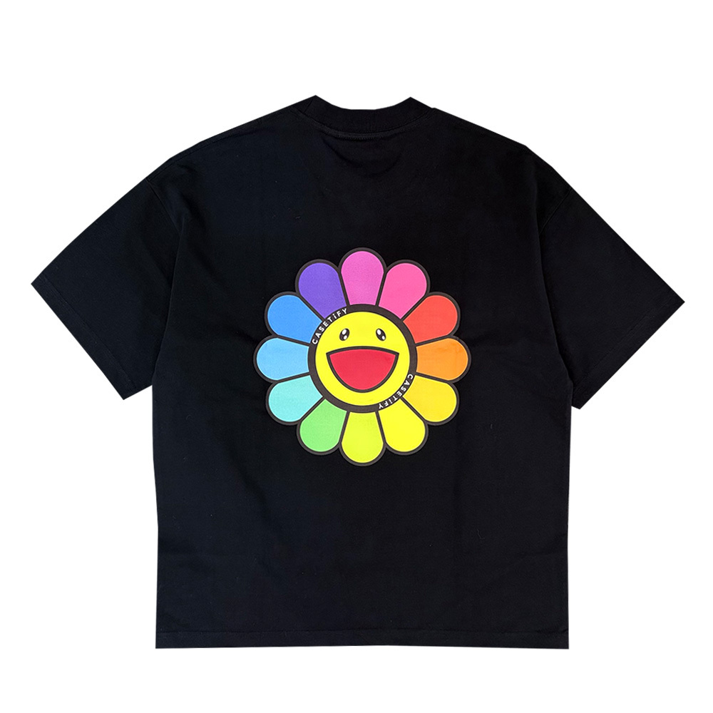 村上隆 x Casetify 寬鬆 短T 黑 CTF-36717062-BK