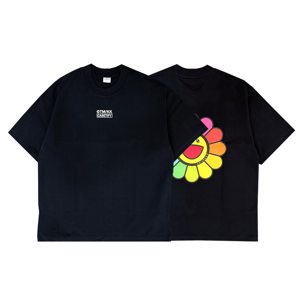 村上隆 x Casetify 寬鬆 短T 黑 CTF-36717062-BK