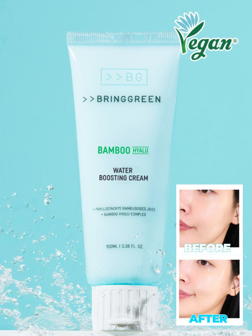 BRING GREEN - 高效透明質酸天然竹萃水凝保濕霜 100ml