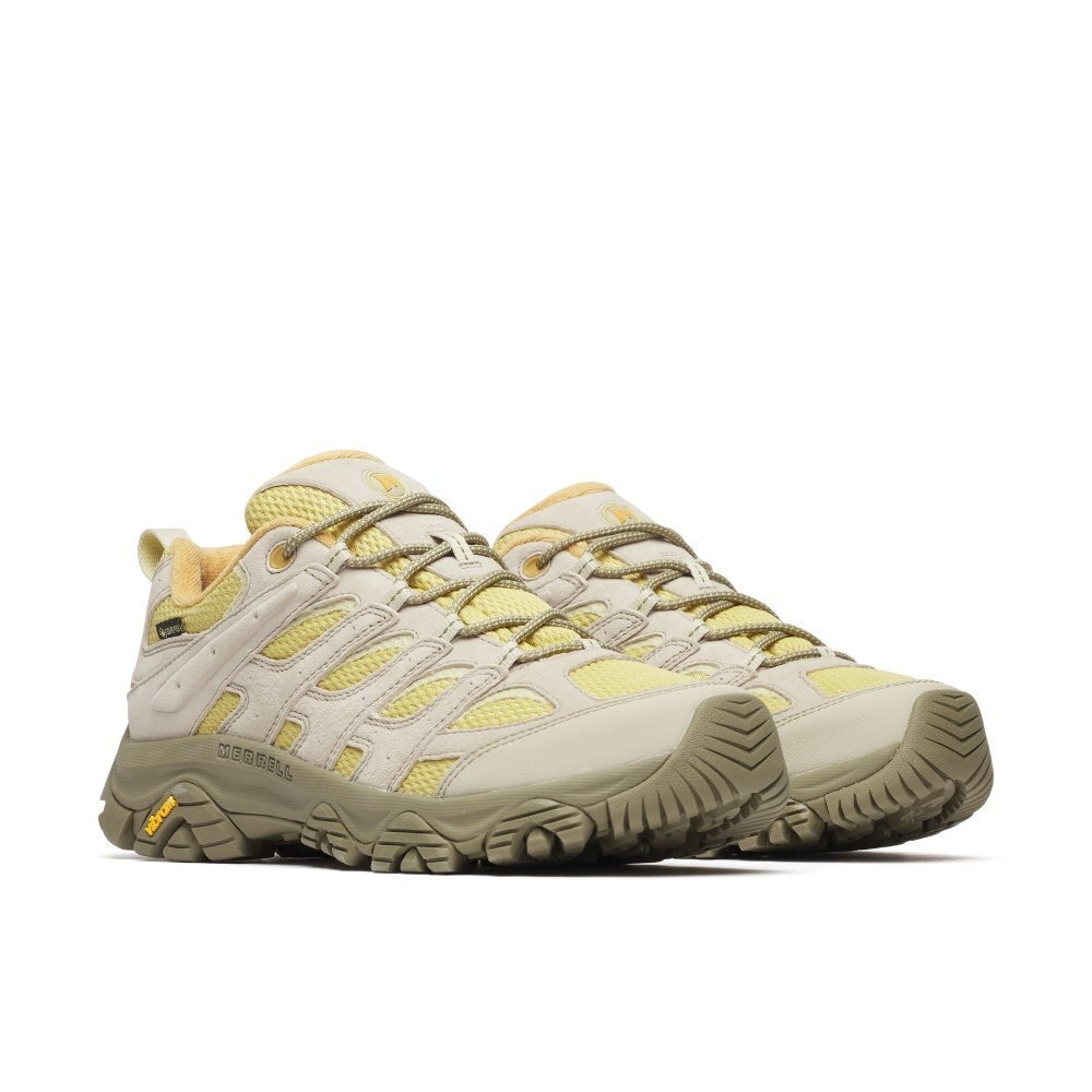 【MERRELL】MOAB 3 GTX 男款 防水登山健行鞋 芥黃色 / ML066069