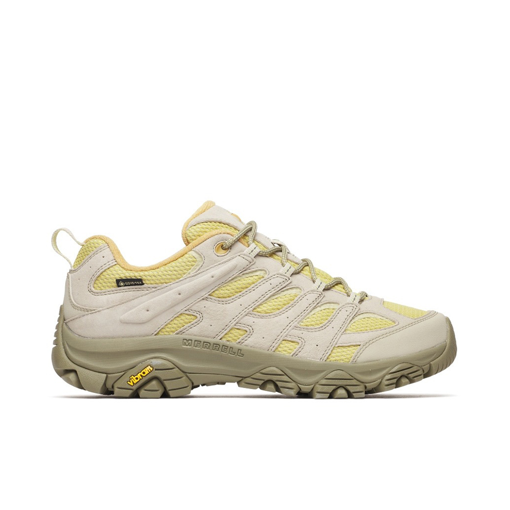 【MERRELL】MOAB 3 GTX 男款 防水登山健行鞋 芥黃色 / ML066069