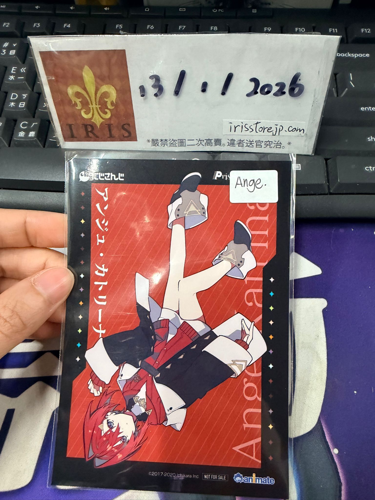 彩虹社 Ange 相卡 #130126