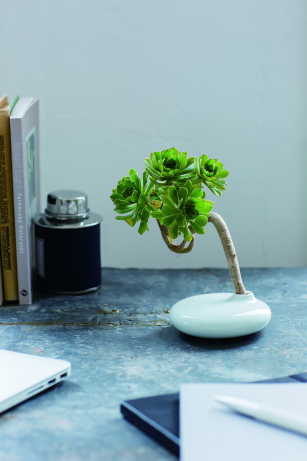 KINTO-SACCO 陶瓷造型花瓶,溫和灰感的色調與質地,完整詮釋日式禪意美學