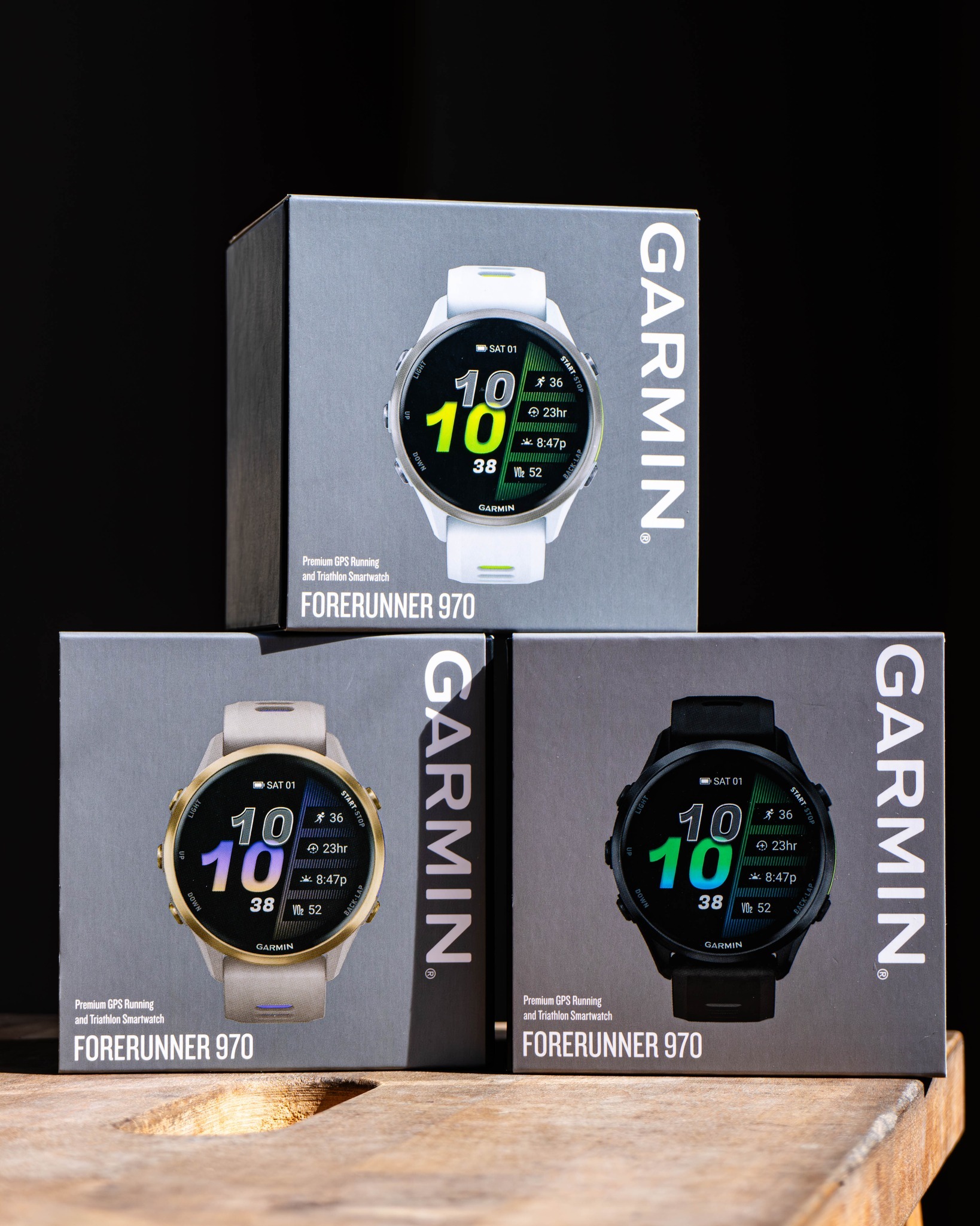 【GARMIN】 Forerunner 970 運動手錶｜ GPS 全方位鐵人運動錶 三鐵手錶 獵影黑