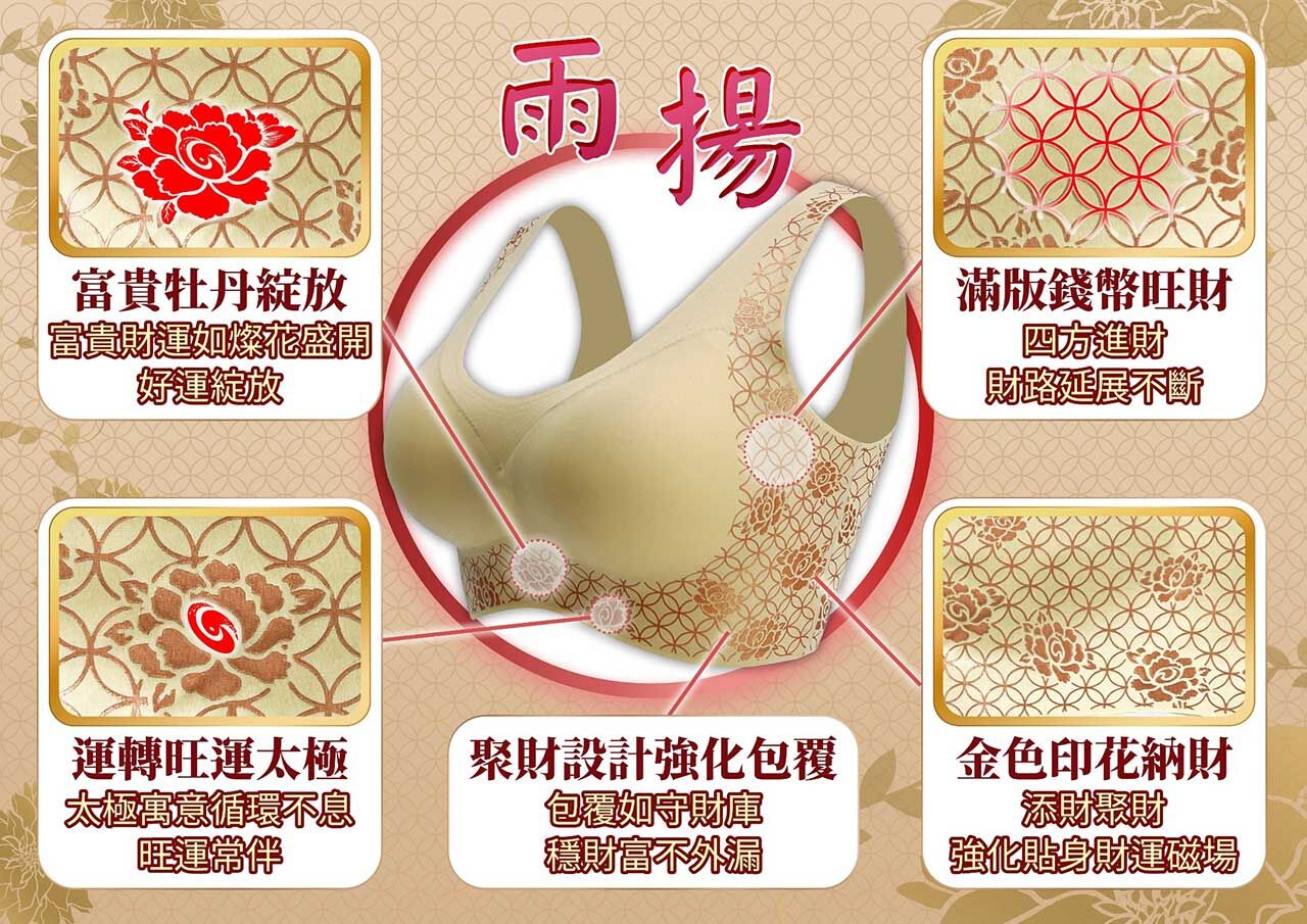 【直播】LX011601 2026雨揚老師財富滿盈五行開運內衣套裝(2026)