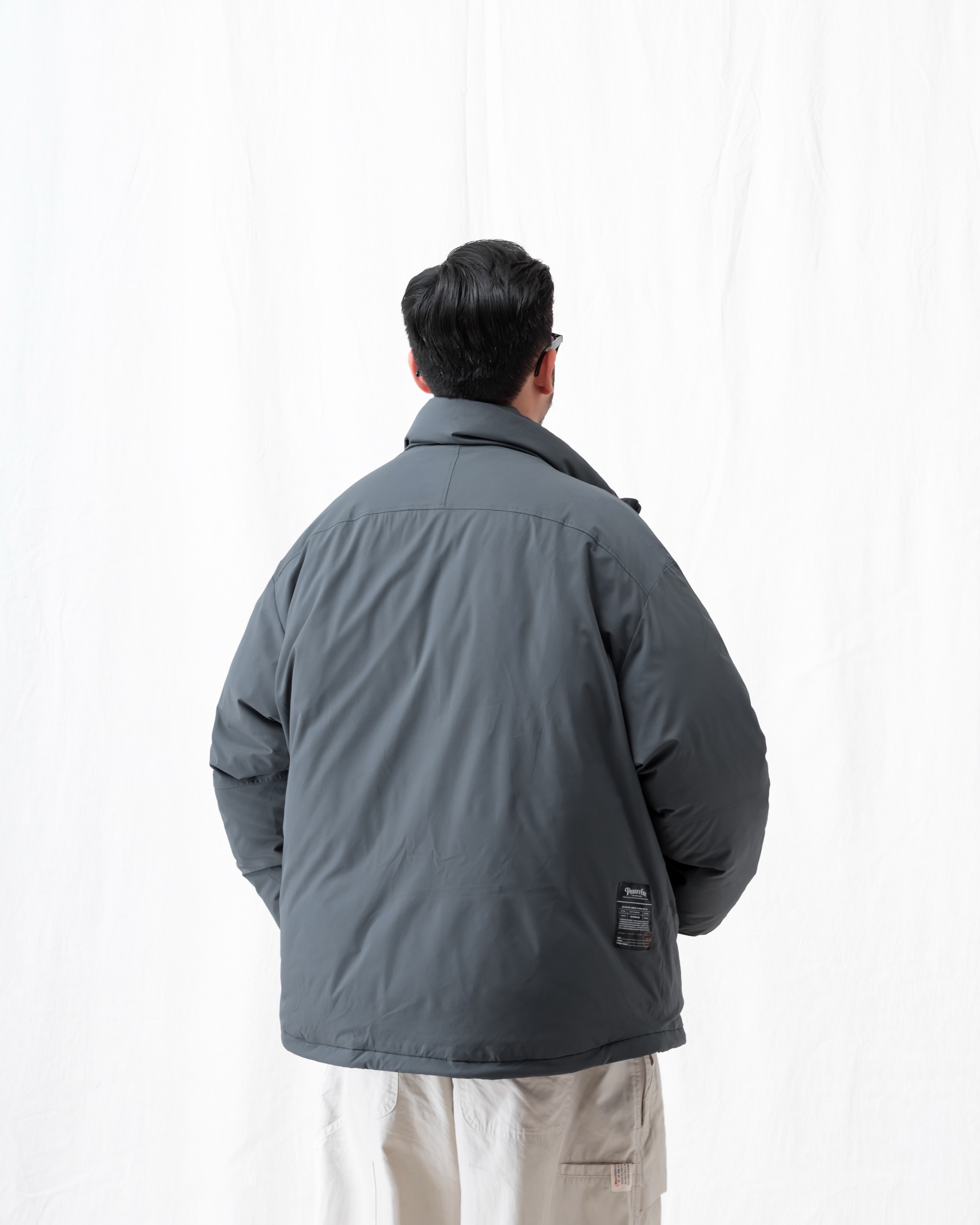 PERSEVERE REVERSIBLE INSULATED DOWN JACKET - BLACK / DE