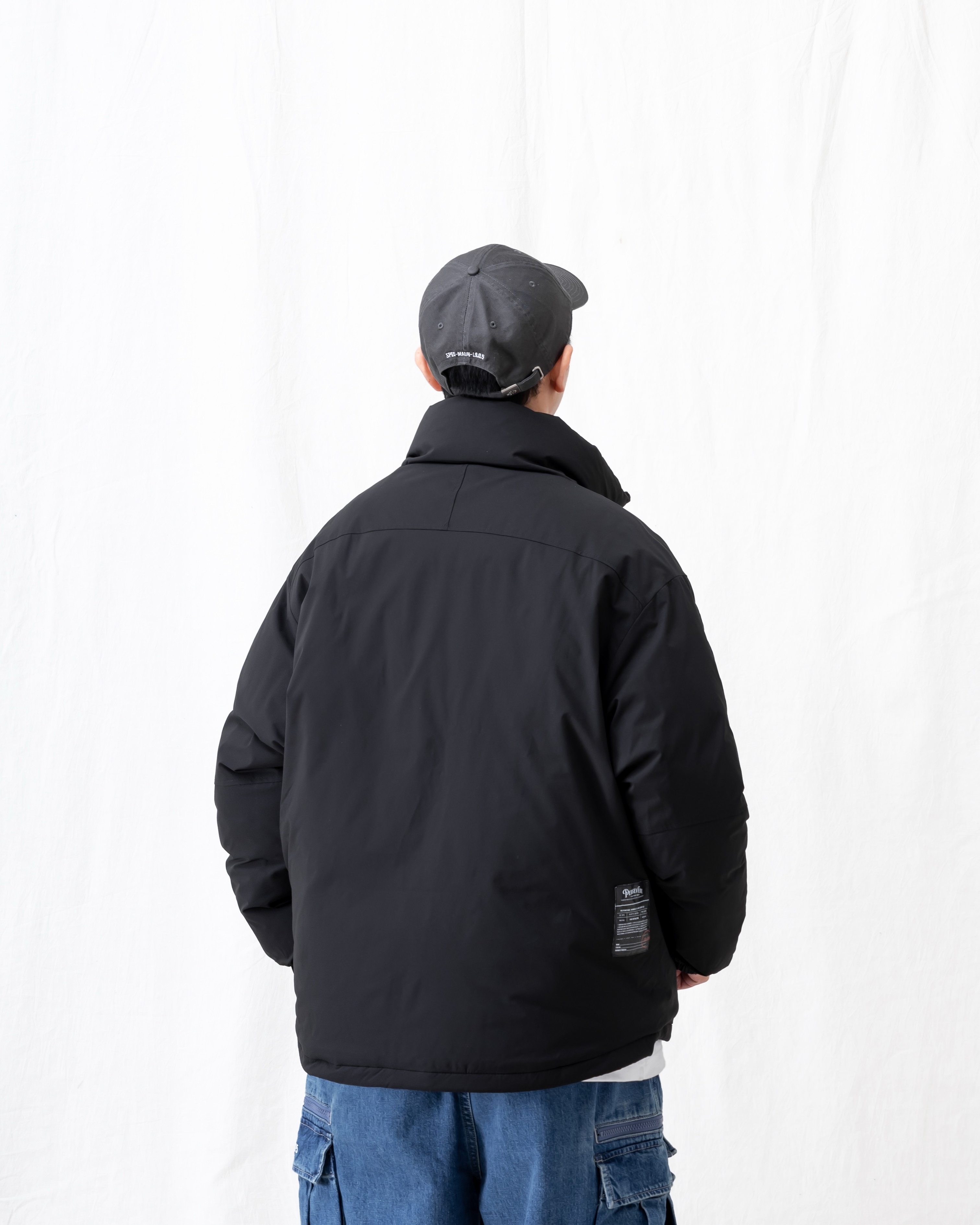 PERSEVERE REVERSIBLE INSULATED DOWN JACKET - DEEP BLUE-