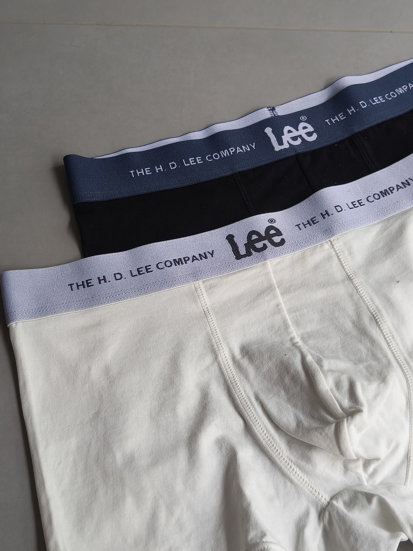 代購-Lee 100%純棉 7A級抑菌 防蟎 透氣 吸汗 親膚 字母LOGO腰邊 內褲 四角褲 3條裝 多配色