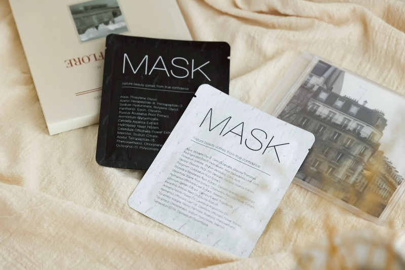 MASK 高效急救型逆齡乳液面膜 六胜肽保濕彈潤面膜22ml 黑白兩入組