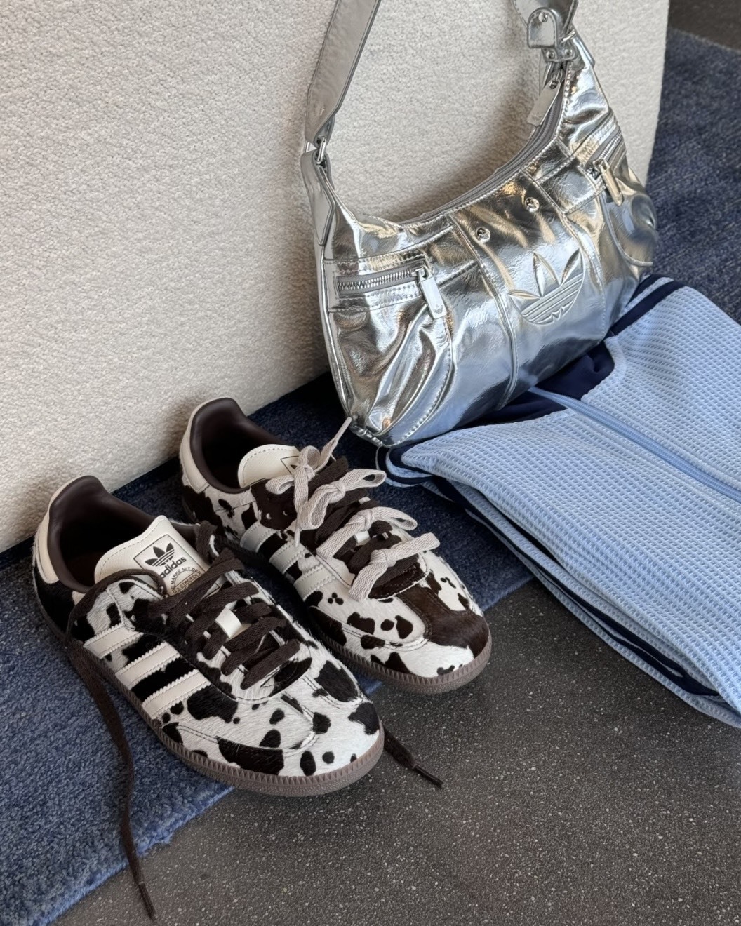 <牛牛也降價...> Adidas Samba OG 乳牛紋 馬鬃毛 焦糖底 黑白