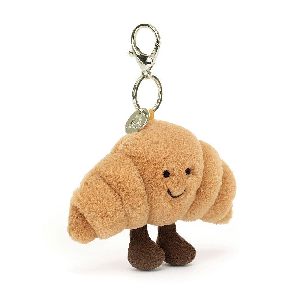 Jellycat Jelly cat  Amuseables Croissant Bag Charm 牛角麵包 鑰匙圈