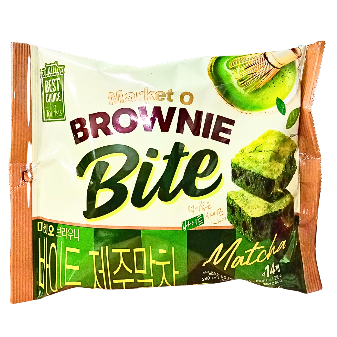 韓國 Orion Market O 抹茶布朗尼蛋糕 240G (綠)