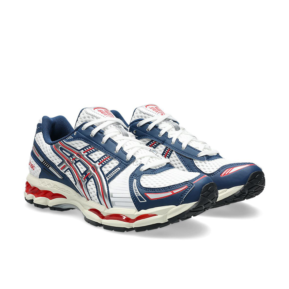 Asics Gel-Kayano 12.1 紅藍白 哥德式 舒適 休閒鞋 運動鞋 男鞋 1203A885-100