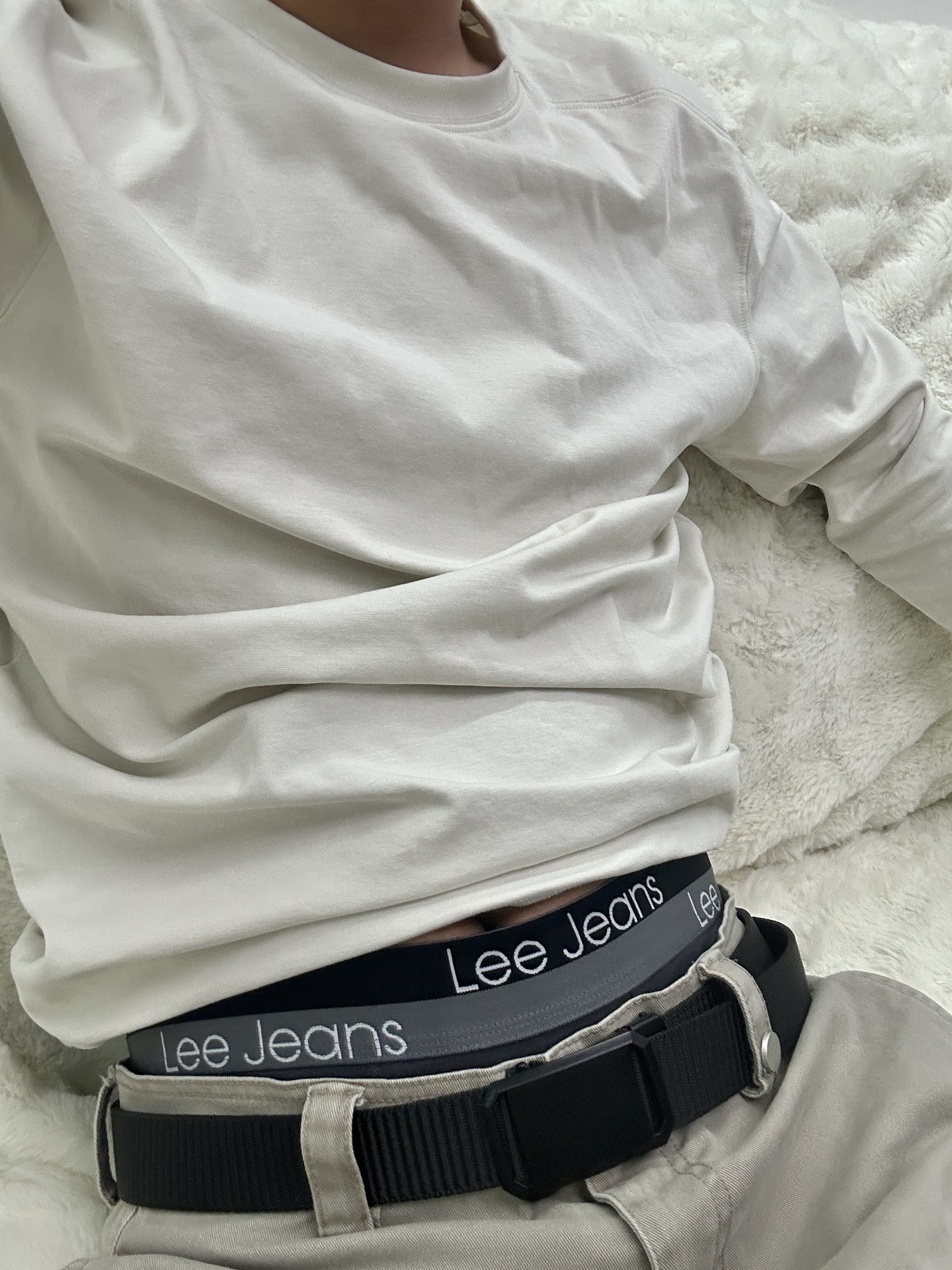 代購-Lee 10A抗菌 細膩親膚 一片式剪裁 高彈 吸汗 四角褲 內褲禮盒 男款 3入裝