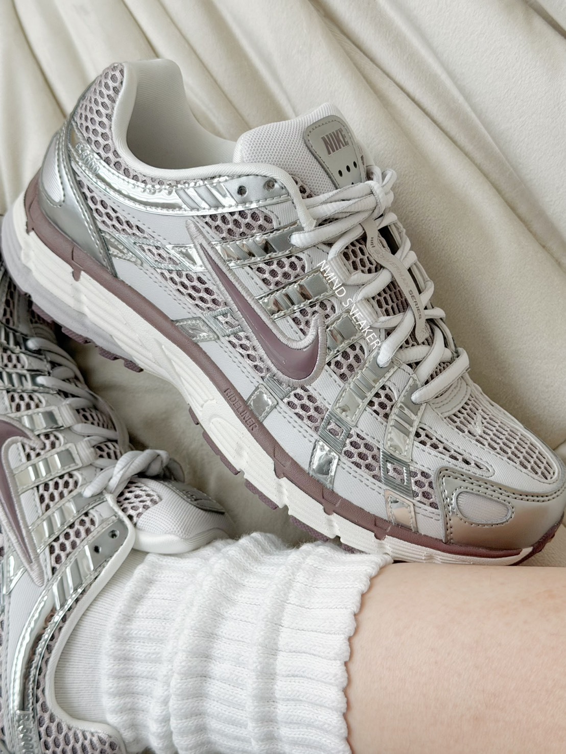 <快速出貨>NIKE P-6000 "Platinum Violet" 復古休閒鞋 電鍍冰梅 女鞋