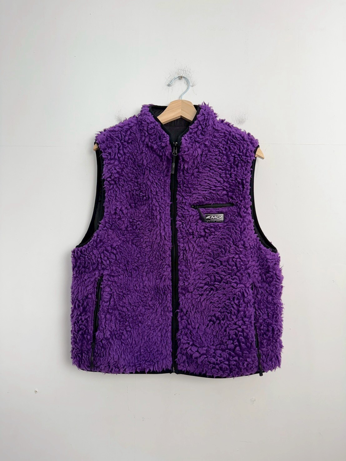LMC ACTIVE GEAR SHERPA FLEECE VEST purple SIZE S