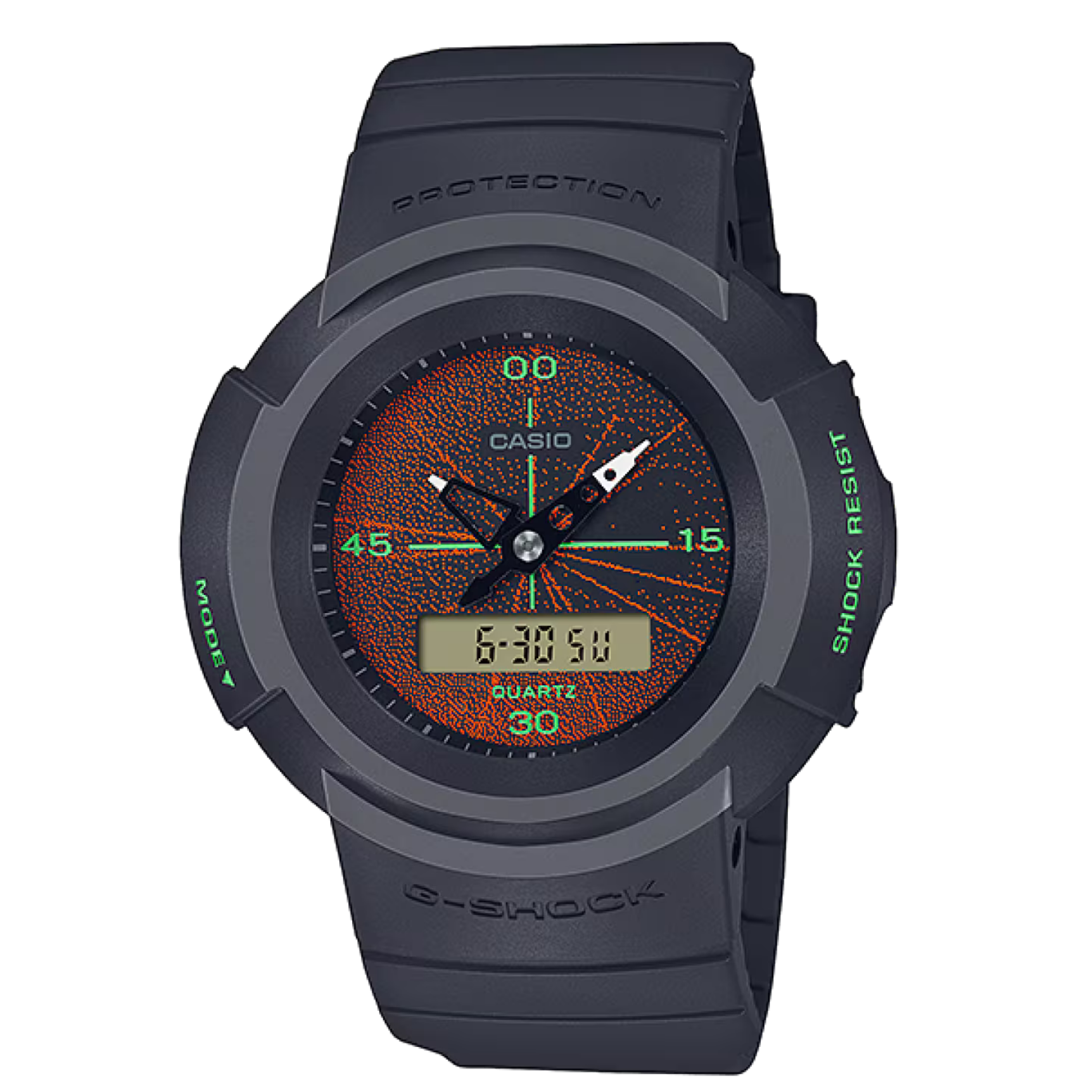 【CASIO 卡西歐】 G-SHOCK 運動玩家 世界時間 數位雙顯 東京 夜店 藝術家 手錶 AW-500MNT-1A