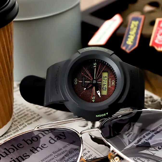 【CASIO 卡西歐】 G-SHOCK 運動玩家 世界時間 數位雙顯 東京 夜店 藝術家 手錶 AW-500MNT-1A