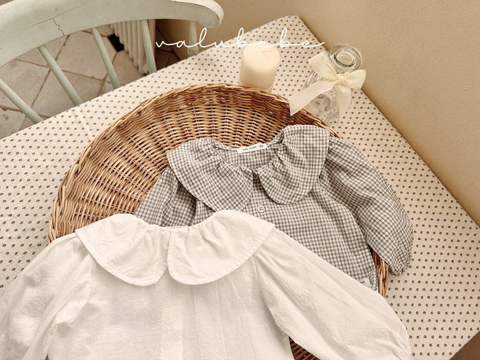 正韓春valu_bebe 兩色日系無印領上衣