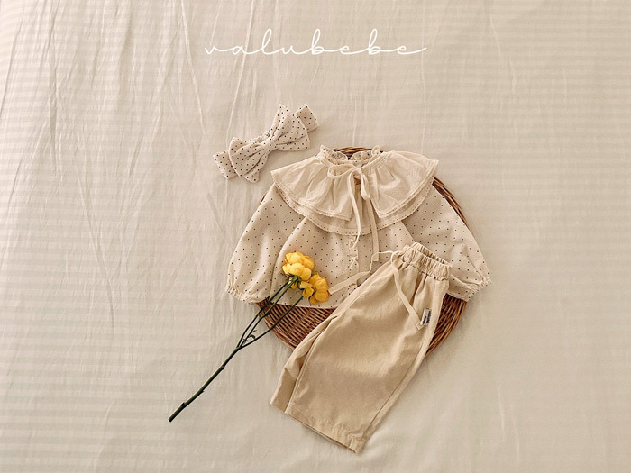 正韓春valu_bebe 兩色法式浪漫花邊上衣