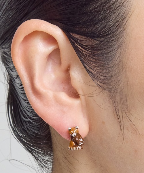 小熊貓耳環/戒指